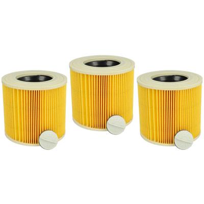Vhbw - 3x Faltenfilter kompatibel mit Stanley SXVC25PTDE, SXVC25, SXVC30XTDE, SXVC30, SXVC35PTDE Image