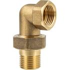 Winkel-Verschraubung ig x ag 3/8 Zoll, konisch (metallisch) dichtend - MS-blank CW617N - Tecuro
