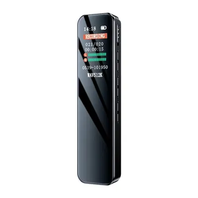 Portable Digital Voice Recorder MP3 Records Audio Recorder With 512Kbps Recording For Work Lectures