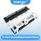 ZoeRax Mini 12-Port Vertical Patch Panel with 89D Bracket and Wallmount Bracket Included, Network