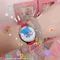 Cardcaptor Sakura Animation Snow Rabbit Red Love Wings Leather Watch for Men and Women Fan Gifts