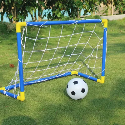 Indoor and outdoor mini folding soccer plastic rear frame kit inflatable sports toys suitable for