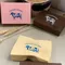 4.3in Square Butter Model Diy Squishy Pink Toy Slow Rising Milk Bar Brick Chocolate Cow Play Food