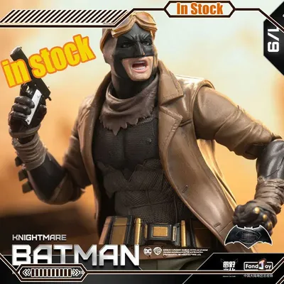 Original Fondjoy 1/9 Knightmare Batman Figure Nightmare Desert Batman Figures Zack Snyder'S Comics