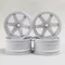 4pcs 3mm Offset RC Car 1/10 Scale Plastic Wheels Rims Drift On Road Touring Racing Model Hobby