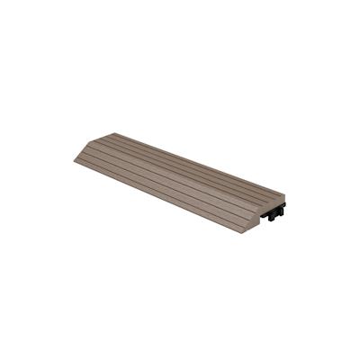 ML-Design WPC Abschlussleiste Abdeckleiste für WPC Terrassenfliesen Bodenbelag Dunkelbraun Image