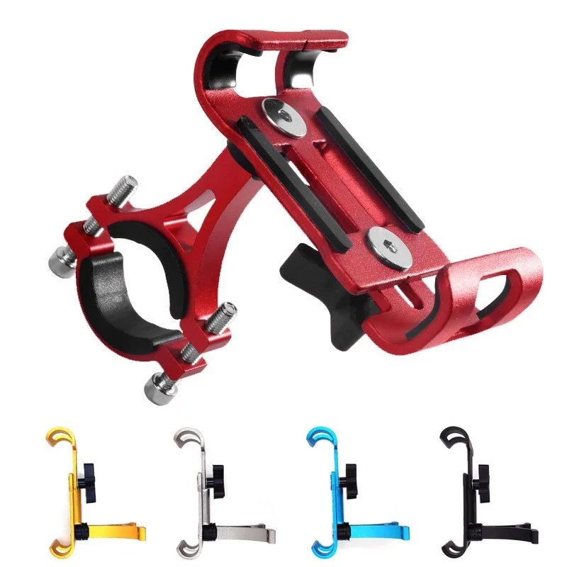 Fahrrad Telefon Halter Universal Fahrrad Motorrad Lenker Clip Ständer Halterung Handy Halter Halterung für iPhone Huawei Samsung LG Image