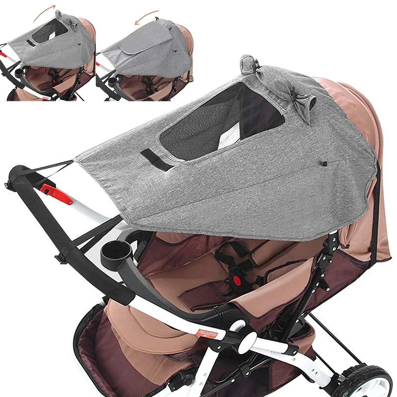Baby Kinderwagen Sonnenschutz UV Schutz Sonnenschutz Wasserdichte Abdeckung Universal Kinderwagen Sonnenschutz Regen Beweis Abdeckung Kinderwagen Zubehör Image