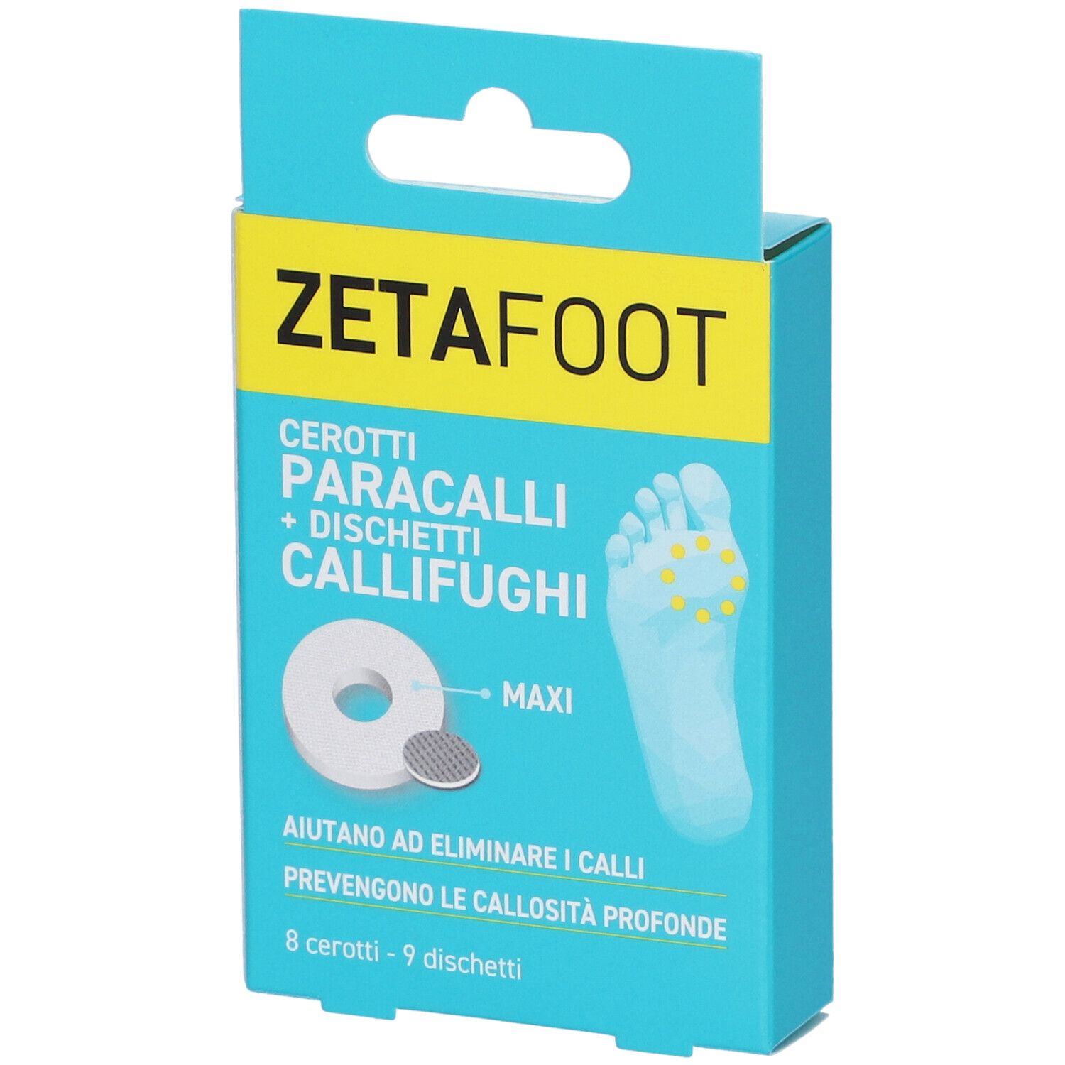 Zetafoot Paracallo Tondo 8 Pezzi + Dischetto Callifugo 9 - Risparmia i