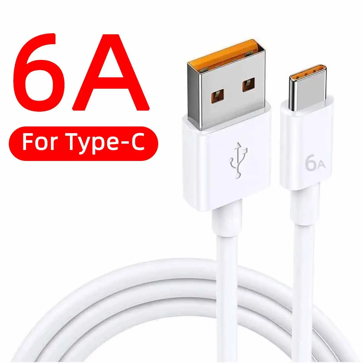 6a Superschnelles Ladedatenkabel Mobiles Ladekabel 1 m/2 m Flash-Ladekabel schadet dem Telefon nicht Image