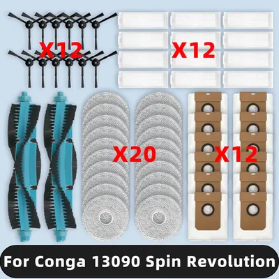 Kompatibel für Cecotec Conga 13090 Spin Revolution Home ersatzteile hauptseite bürste hepa filter Image