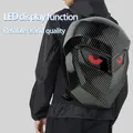 Zaino a LED per uomo Zaino per casco da ciclismo a LED con guscio rigido per donna Zaini per laptop