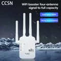 CCSN Nuovo EU WiFi Extender 300M Ripetitore WiFi Wireless A Lungo Raggio Wireless WIFI Ripetitore di Segnale Rete Wireless Internet Ripetitore