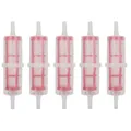 5x Filtro carburante diesel in linea automatico di grandi dimensioni per tubo da 8mm-10mm Filtro