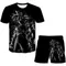 Abbigliamento da uomo Dragon Ball Set di abbigliamento sportivo per bambini Estate Goku Vegeta