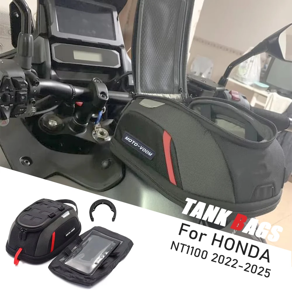 NT1100 2022-2025 Borsa da serbatoio per moto Borsa da serbatoio magnetica Borsa da serbatoio rapida per Honda NT-1100 1100NT di grande capacità