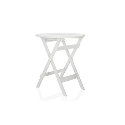 Gartentisch / Klapptisch TRAVANO T Kunststoff weiß hjh LIVING Image