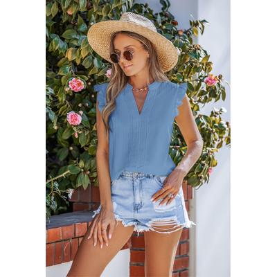Cool Sky Blue Top