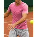 US Open Per uomo Maglietta sportiva Maglia da tennis Maglietta da tennis Maniche Corte Traspirante Yoga Tennis Golf Girocollo Grafico Verde Chiaro Blu Viola Abbigliamento da tennis