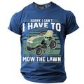 Per uomo Gergo divertente Maglietta Manica Corta maglietta Stampa 3D Girocollo Camicia Moda Quotidiano Essenziale Streetwear Casuale Quotidiano Nero Blu Verde Estate Primavera Abbigliamento S M L XL