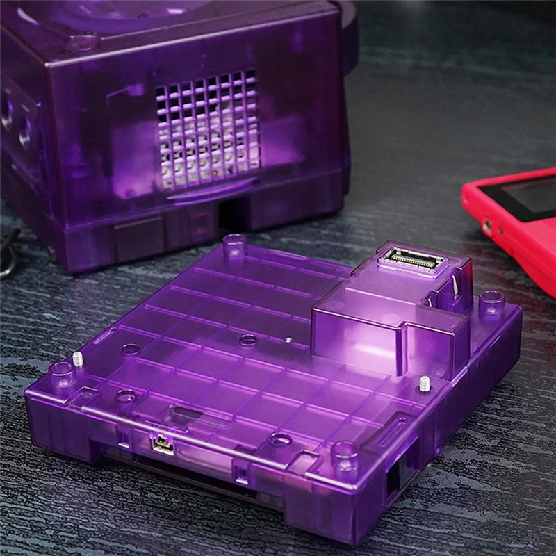 ABZZ-Für Gameboy Player Gamecube Shell Ersatz Fall Für GBA Spiel Fall Für Nintendo Gamecube Konsole Teile Image