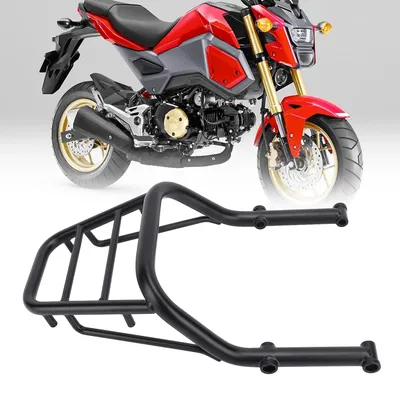 Motorcycle Rear Luggage Rack Extended Shelf Erosion Resistant Secure Support Motorcycle Rear Luggage Rack for Grom 125 MSX 125