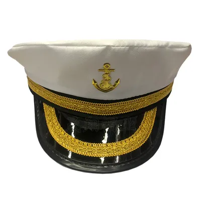 Yacht Kapitän Hut Matrose Männer Frauen Baseball Kappe Kostüm Zubehör Uniform für Party Cosplay Image