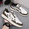 HKDQ Herren Casual Sneakers Bequeme dicke Sohle Sneaker Mann Outdoor Herren Sportschuhe Große Größe