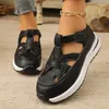 Weibliche Schuhe Sandalen Damen Sneakers Barfuß Sommer Gladiator Elegante Frau Heels Pumps Keil Plattform 2024 Trend Angebote Gold