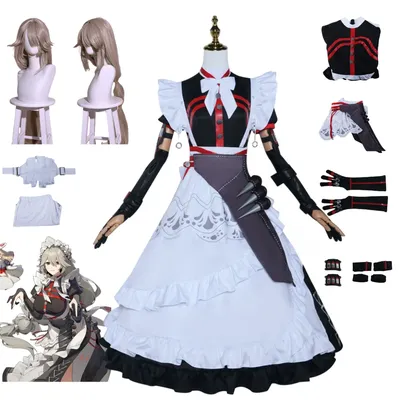 Rina Alexandrina Cosplay Kostüme Spiel Zenless Zone Zero Maid Outfit für Anime Expo Beliebte Image