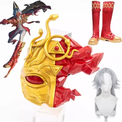 Spiel Identität V Ithaqua Nacht Wächter Cosplay Maske Stiefel Perücken Männer Frauen Halloween Party Karneval Roleplay Requisiten Zubehör Image