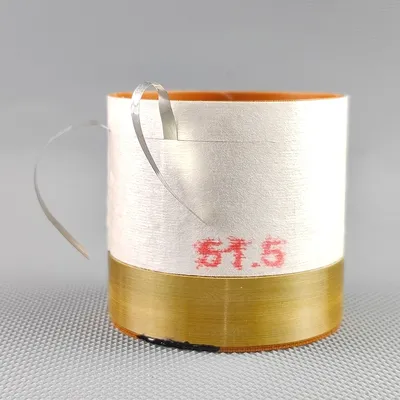 1 Stück 51,5 mm 8 Ohm Schwingspule Woofer Basslautsprecher Reines Aluminium Flachdraht Importierte Fiberglasspule Höhe 50 mm Image