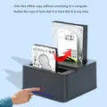 Docking station da USB 3.0 a SATA HDD/SSD per unità da 2,5/3,5 pollici - Custodia con supporto Dual