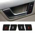 1 Set Auto Pannello di Controllo Interruttore Manopola Adesivo Autoadesivo Cruscotto Radio Faro Pulsante Adesivo di Riparazione per Audi A3 8P 04-08