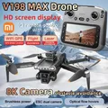 Xiaomi V198MAX GPS Drone 8K Professionale HD Doppia Fotocamera 5G Wifi Fotografia Brushless Pieghevole Quadcopter RC Distanza Dron Giocattolo