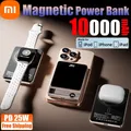 Power Bank ultra sottile per batteria portatile con display a LED a ricarica rapida wireless magnetico MagSafe per iPhone Samsung Phone Airpods