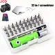 Set di cacciaviti multifunzione 32 in 1 con 30 punte per cacciavite magnetico Torx Phillips