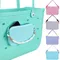Support de téléphone portable en silicone, étui de rangement, sac d