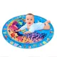 90 cm/35.43 pouces circulaire poisson clown gonflable PVC bébé jouant tapis d'eau enfant en bas âge Pad enfants éducation précoce ventre temps activité jouet