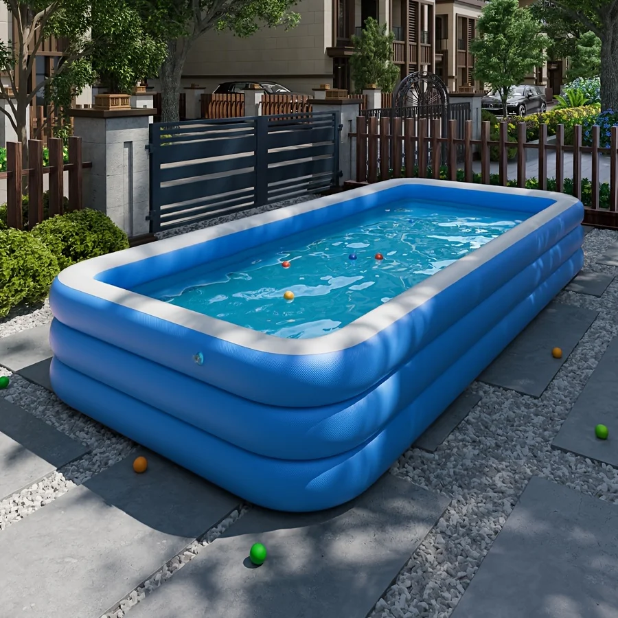 Piscine gonflable pour cour, jardin de pelouse, grande piscine de jeu aquatique d'été pliable, piscine Portable extérieure multifonctionnelle