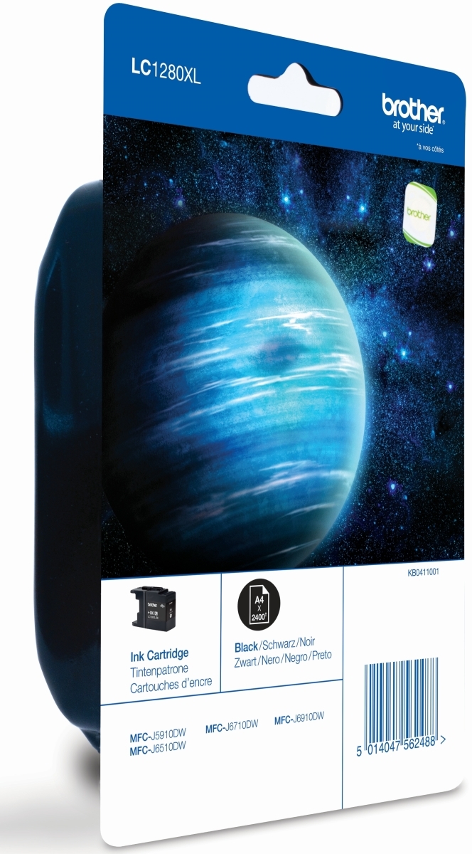 Tintenpatrone Brother LC1280XLBK schwarz Packung mit 5 Stück Image