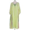 Ulla Popken Damen Kleid, Gr. 50, gelb, Baumwolle
