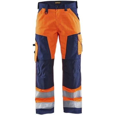 Blakläder Warnschutz Bundhose »1566« HIGH-VIS Kl. 2 Größe 50 orange/marine Image