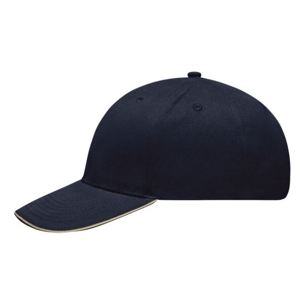 Myrtle Beach Schirmmütze »Sandwich Cap Light Brushed MB6541« blau Image