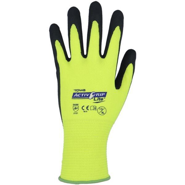 TOWA Montage-Arbeitshandschuhe »ActiveGrip lite« L gelb