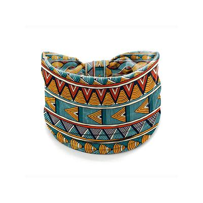 Women's Colorful Boho Twist Headbands – Soft Stretchy Wide Hair Bands for Yoga, Festivals and Casual Wear