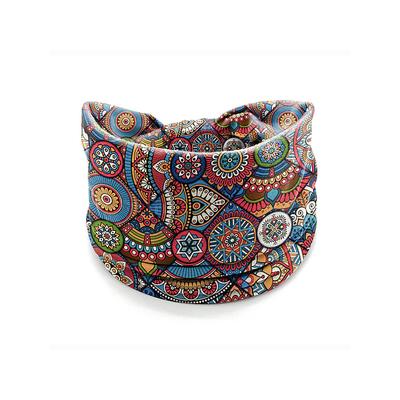 Women's Colorful Boho Twist Headbands – Soft Stretchy Wide Hair Bands for Yoga, Festivals and Casual Wear