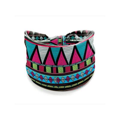 Women's Colorful Boho Twist Headbands – Soft Stretchy Wide Hair Bands for Yoga, Festivals and Casual Wear