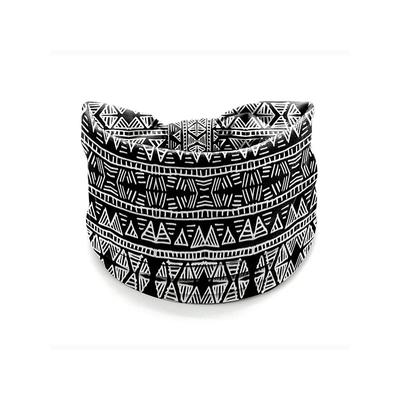 Women's Colorful Boho Twist Headbands – Soft Stretchy Wide Hair Bands for Yoga, Festivals and Casual Wear