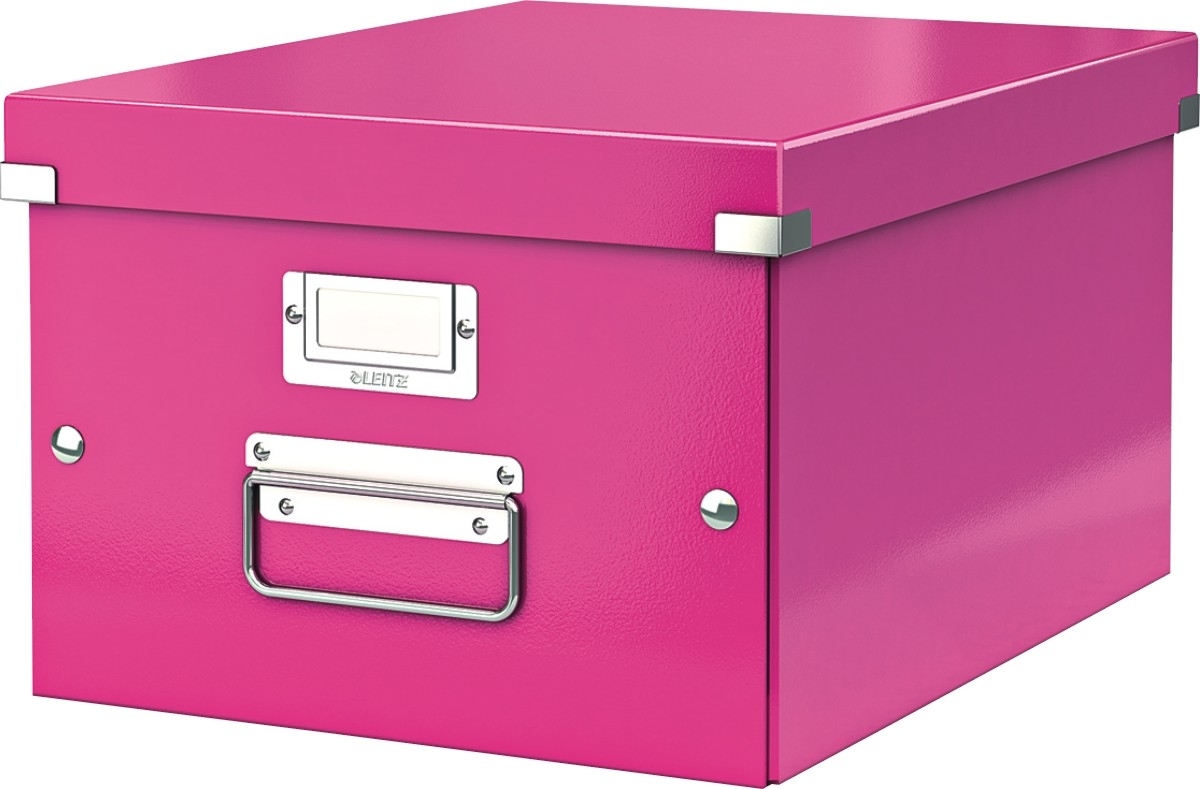 LEITZ Ablagebox Click & Store A4 pink Packung mit 6 Stück Image
